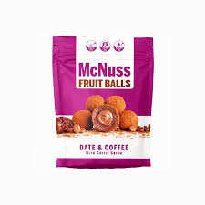 Бонбони от фурми с пълнеж от кафе мус 'Mc Nuss' - 80 гр.