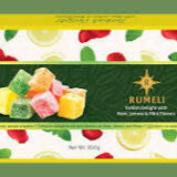 Локум "RUMELI" - роза, мента и лимон - 350 гр.
